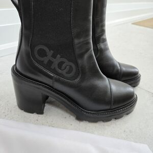 Jimmy Choo Black Heeled Boots